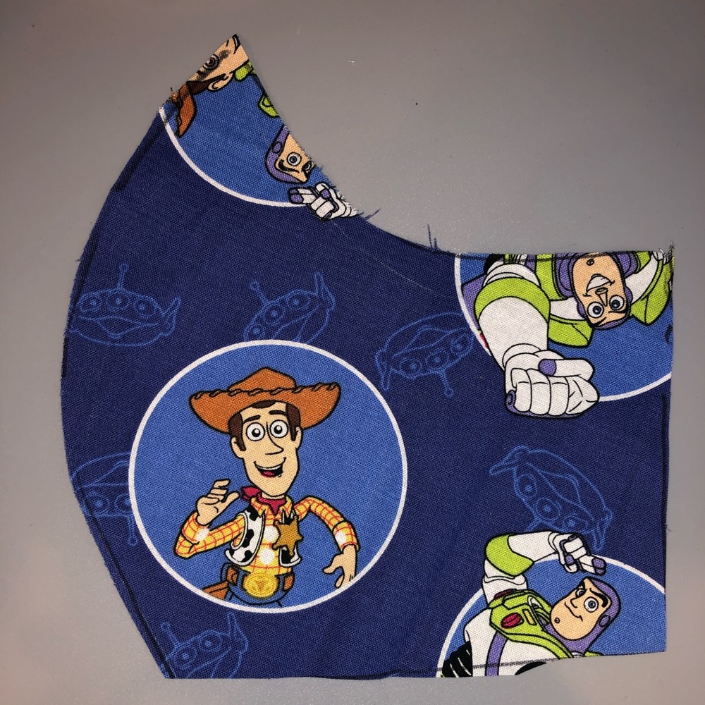 Toy story woody fabric face mask